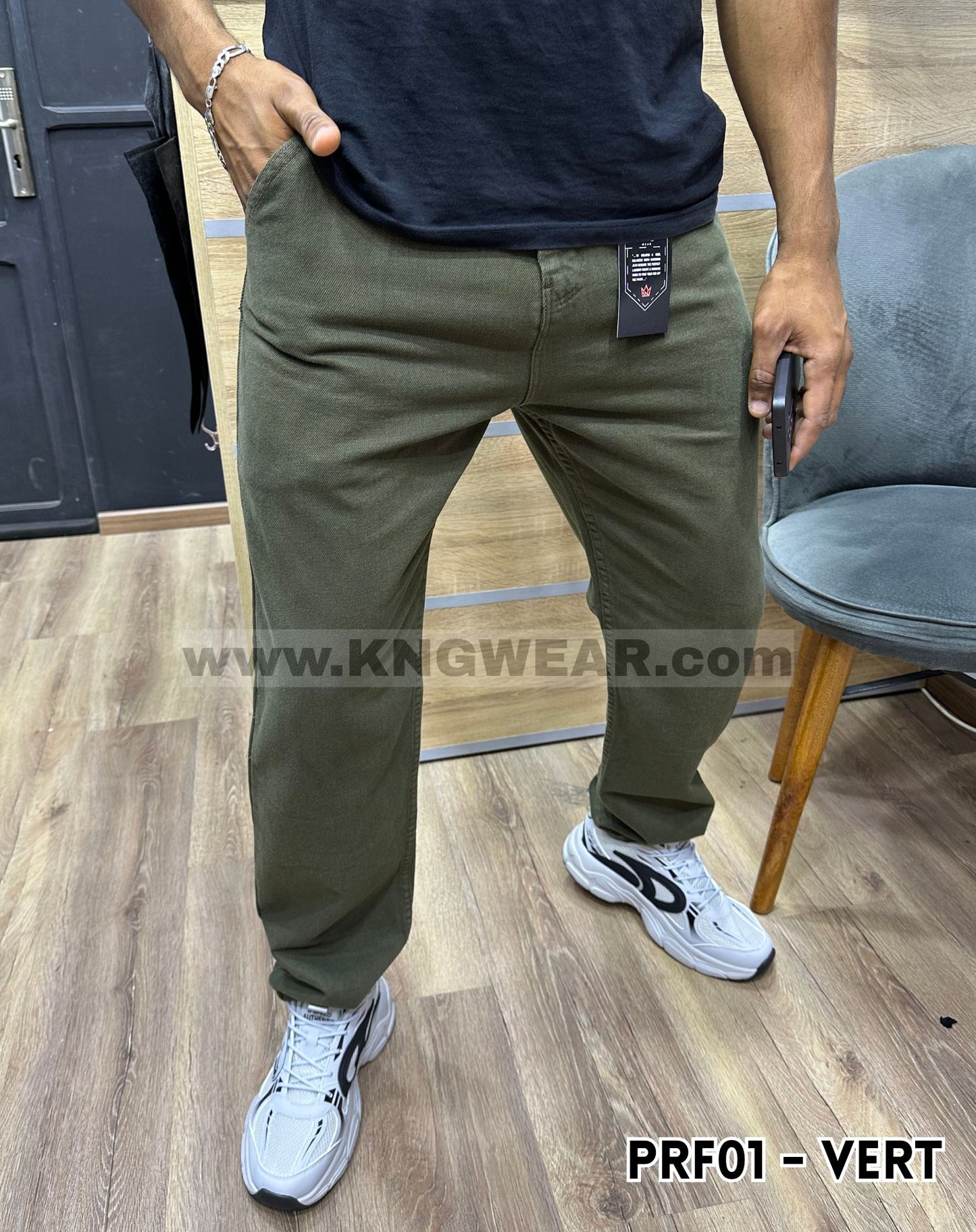 PANTALON RELAXED FIT PRF01 - VERT