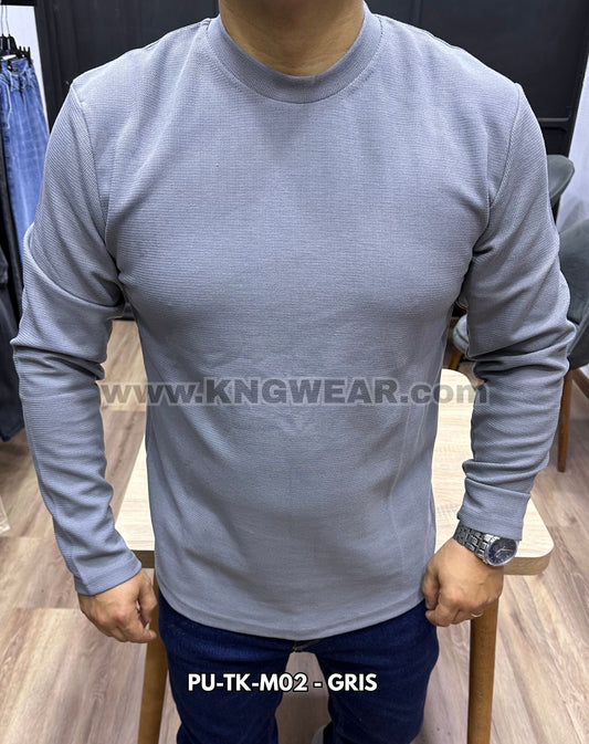 PULL BASIC PU-TK-M02 - GRIS 🇹🇷