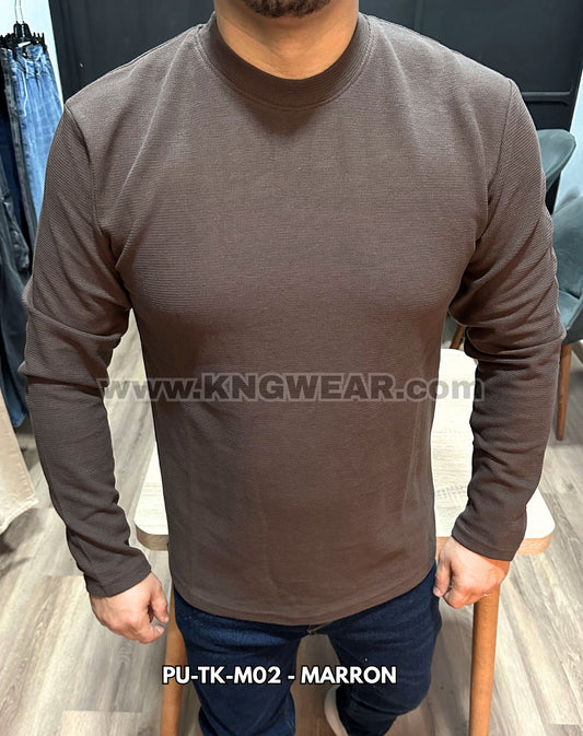 PULL BASIC PU-TK-M02 - MARRON 🇹🇷