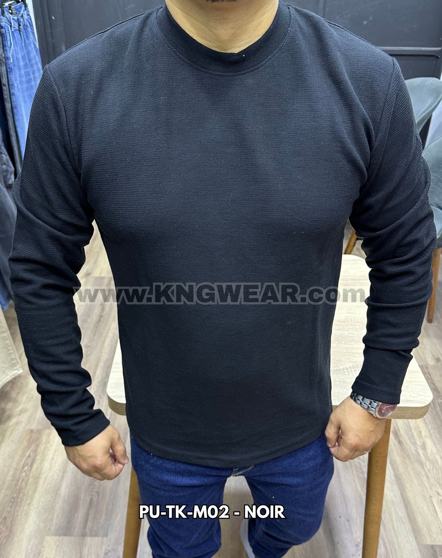 PULL BASIC PU-TK-M02 - NOIR 🇹🇷