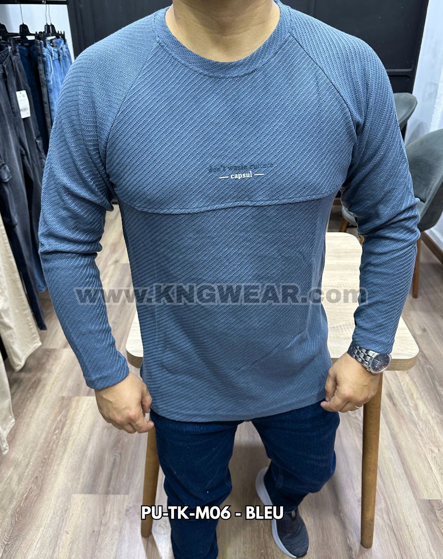 PULL CAPSUL PU-TK-M06 - BLEU 🇹🇷
