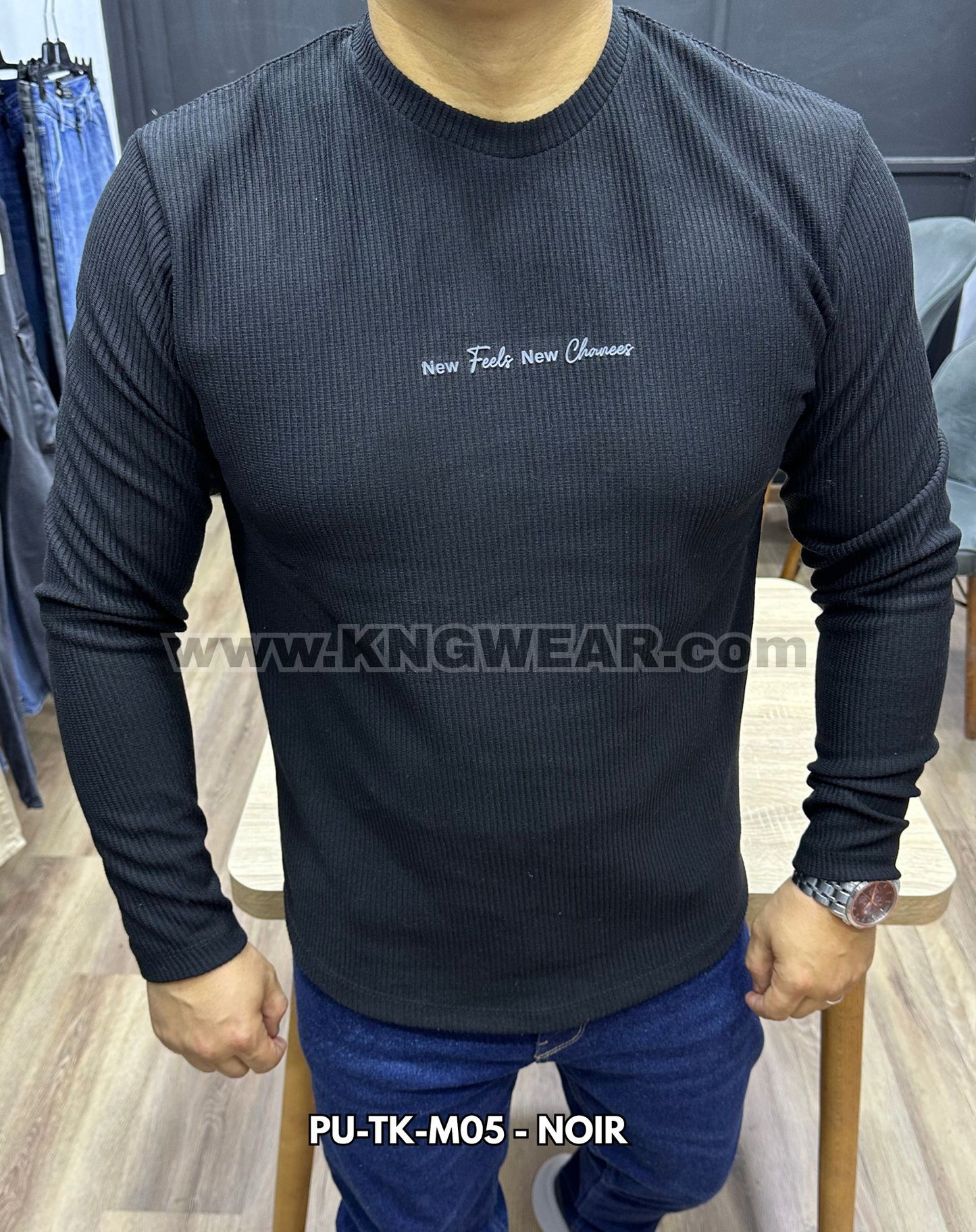 PULL NEW FEELS PU-TK-M05 - NOIR 🇹🇷