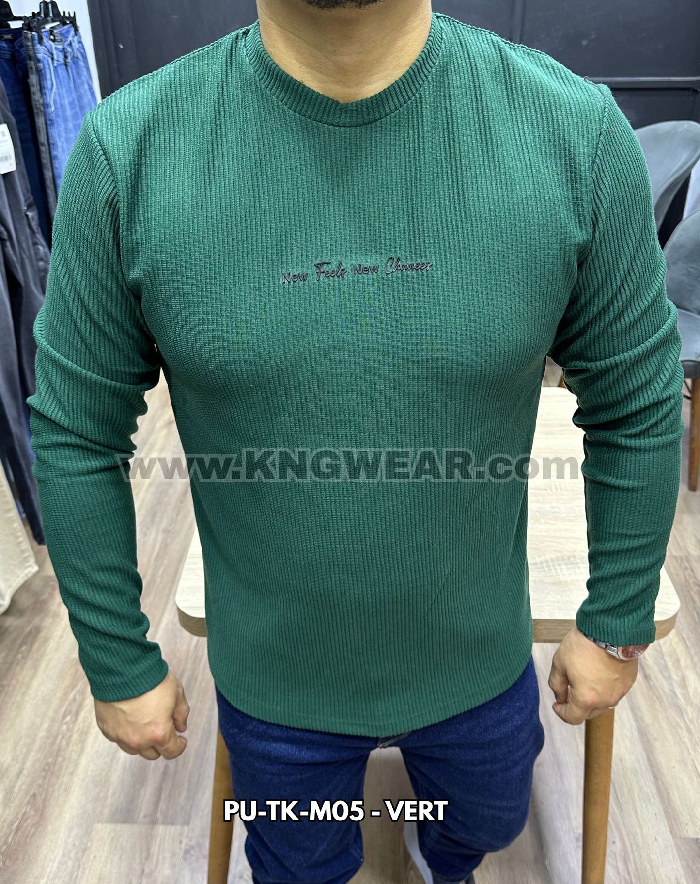 PULL NEW FEELS PU-TK-M05 - VERT 🇹🇷