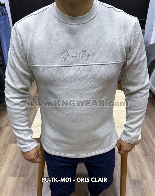 PULL STUCK PROJECT PU-TK-M01 - GRIS CLAIR 🇹🇷