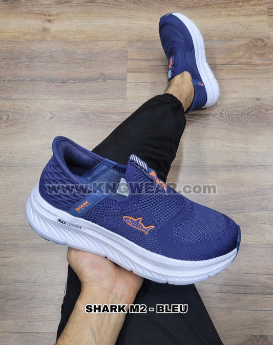 CHAUSSURE SHARK M2 SANS LACET - BLEU
