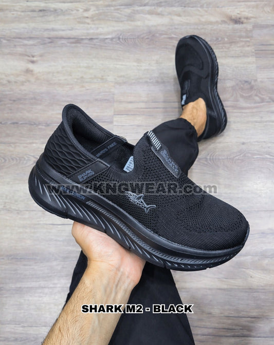 CHAUSSURE SHARK M2 SANS LACET - NOIR
