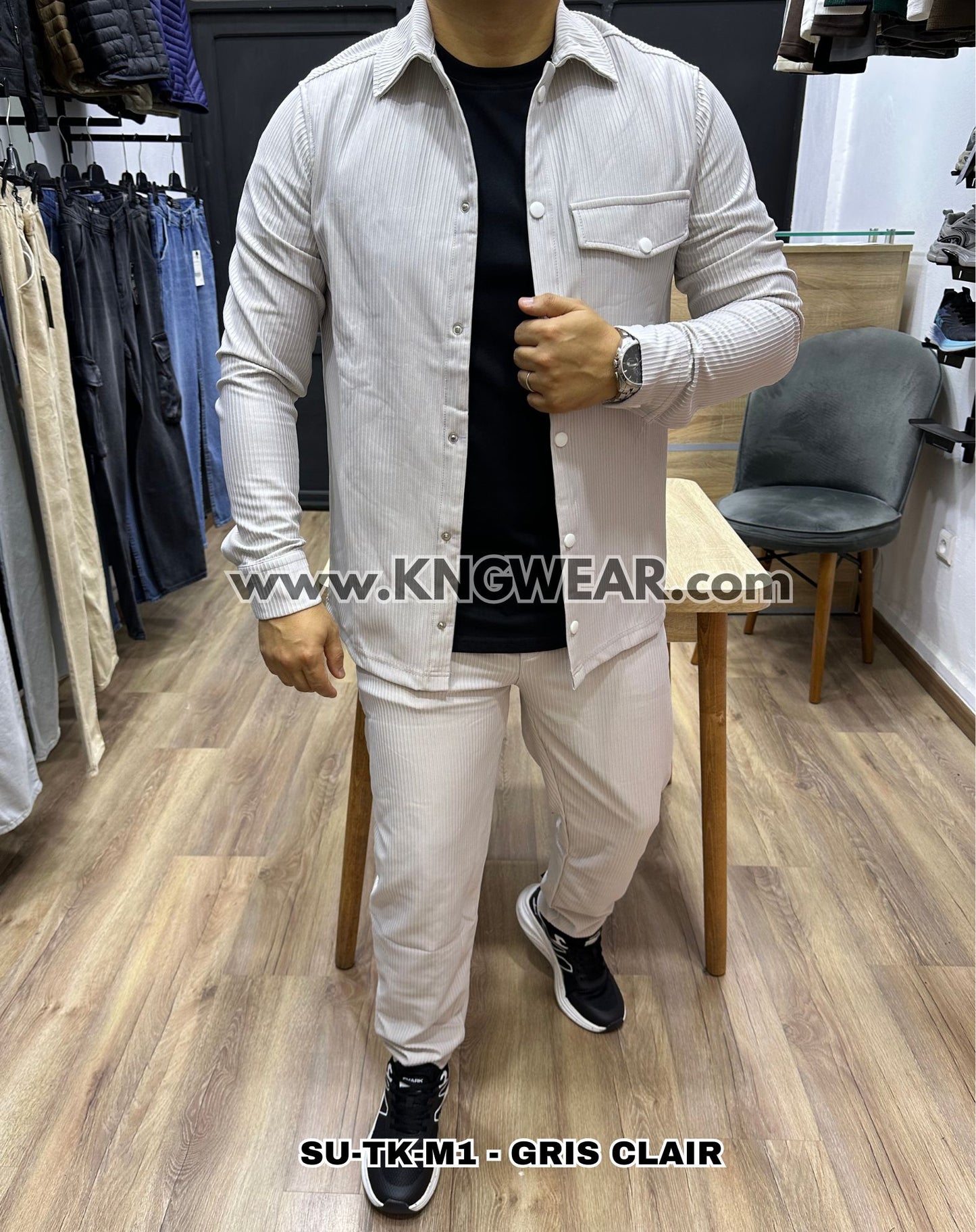 SURVÊTEMENT SU-TK-M1 - GRIS CLAIR 🇹🇷