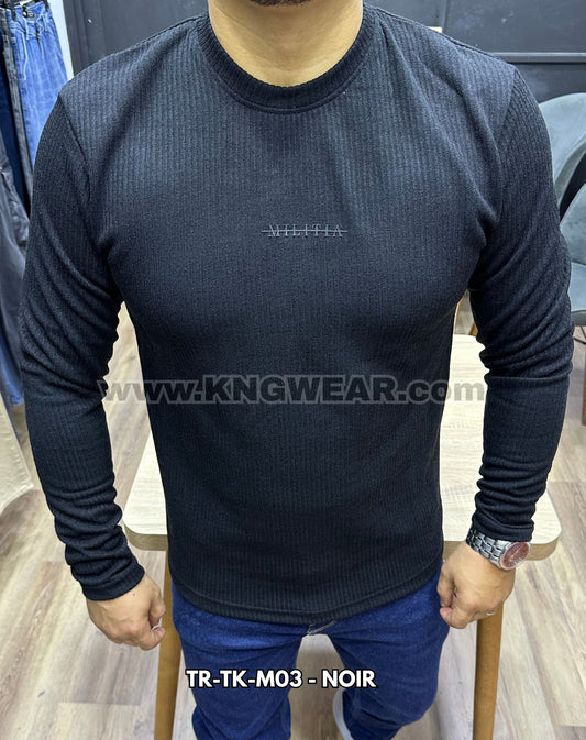 TRICOT MILITIA TR-TK-M03 - NOIR 🇹🇷